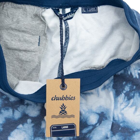 Chubbies Blue Tie Dye The Far Outs Sweatpants Size XX-Large - Picture 5 of 9